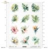 Monstera, liście palmowe, palma, bananowiec, liście tropikalne, egzotyka, akwarela, Hibiskus, strelicja, plumeria, kwiaty tropikalne, natura